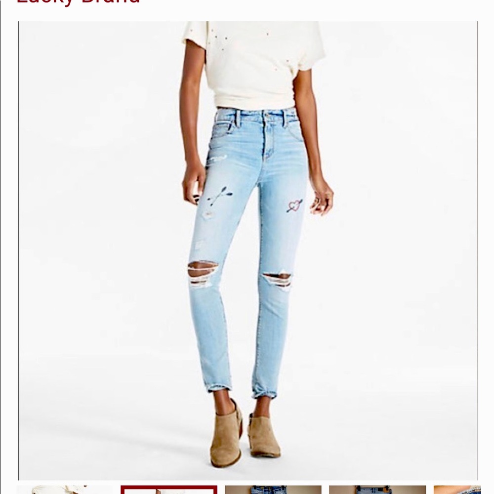 Lucky Bridgette Crop Skinny size 24 NWT
